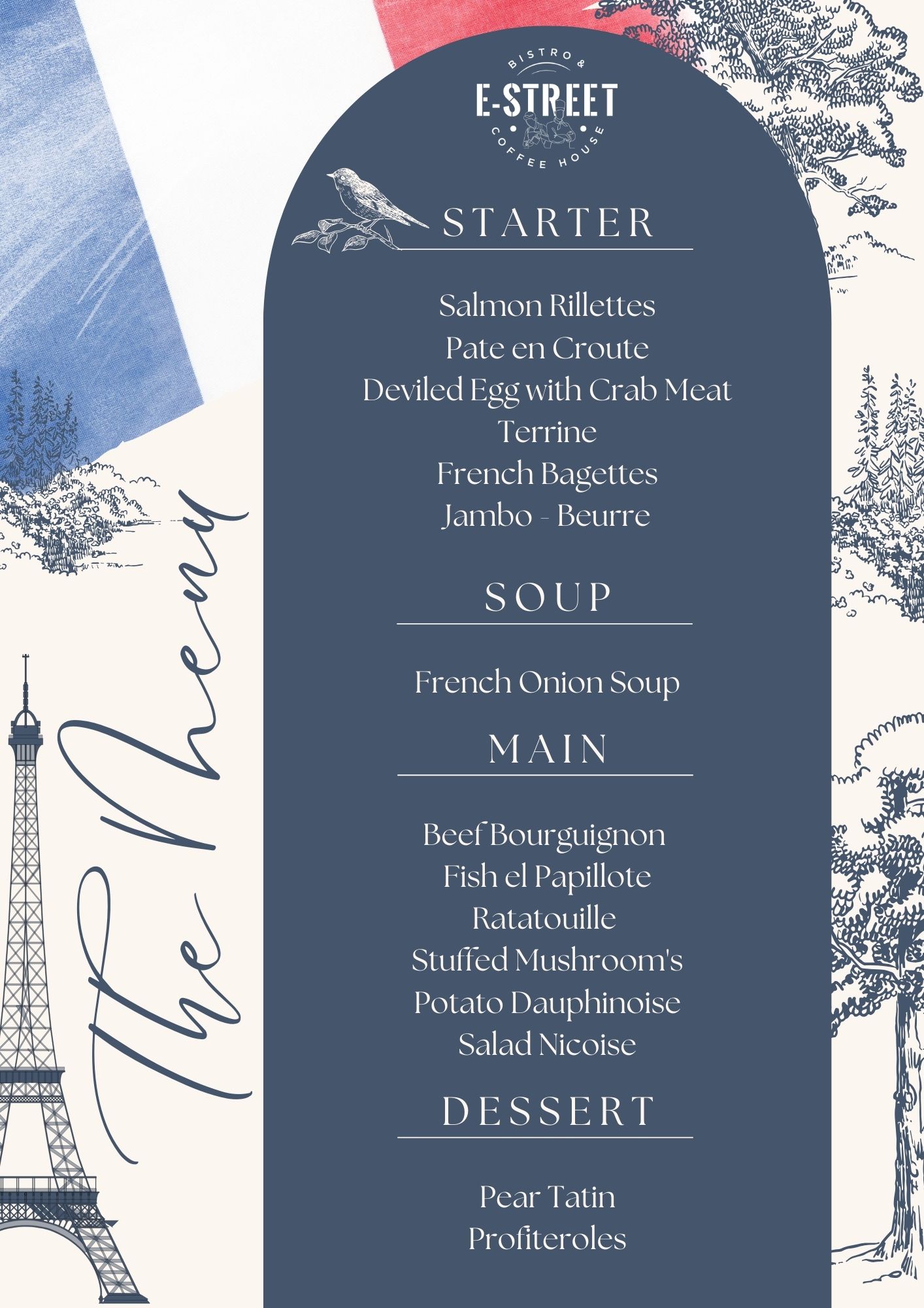 French Night menu 