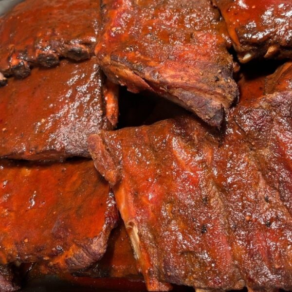 Pork Ribs with BBQ sauce